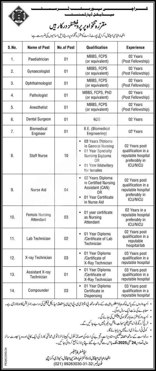 Explore Exciting Healthcare Job Opportunities in Karachi - Apply Now!